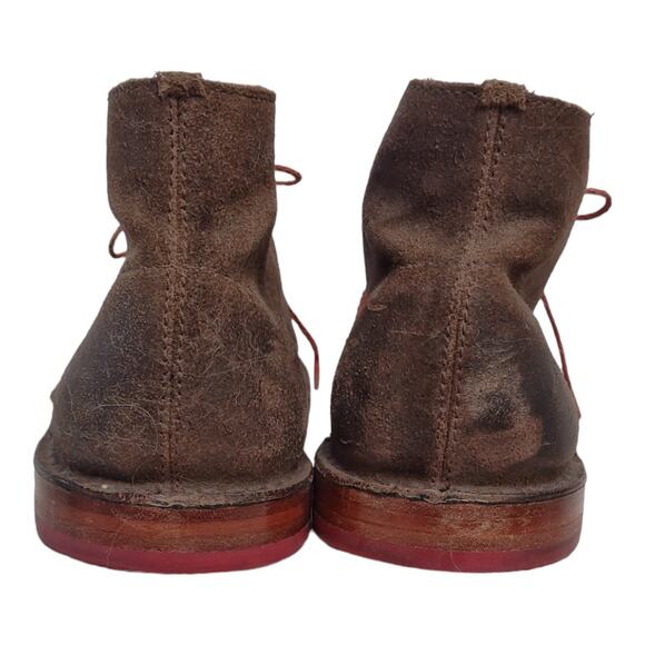 COLE HAAN Mens Brown Chukka Ankle Boots Sz 11 Leather Basic Suede Casual Shoes - Picture 8 of 10